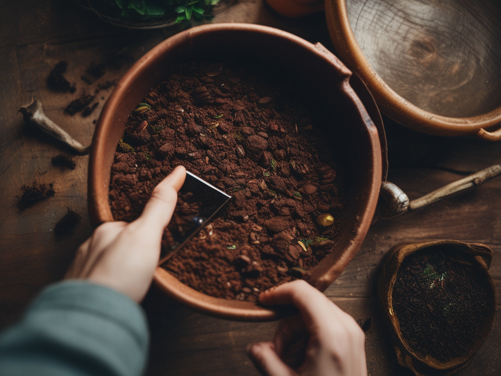 How a Cafe Turns Coffee Grounds to Compost