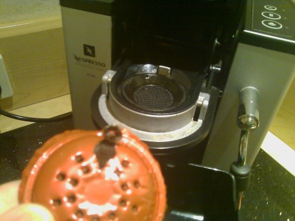 Coffee Pod after use