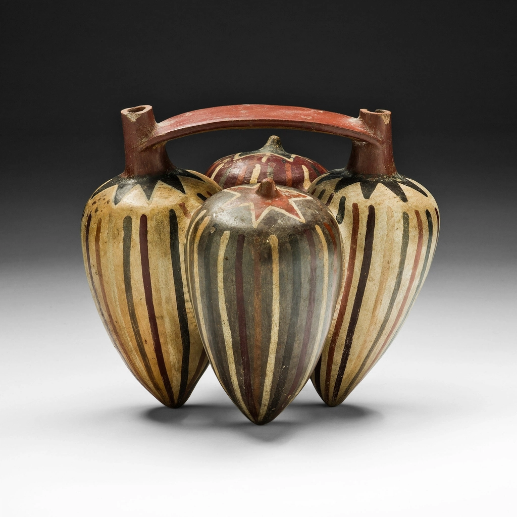 Nazca vessel in the form of pepino peppers, from the Art Institute of Chicago