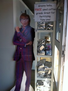 Comet Coffee give our bags of coffee grounds