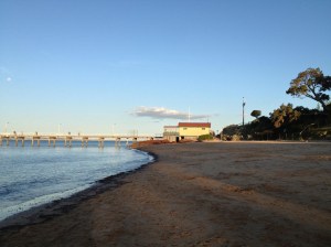 Cowes foreshore sunset