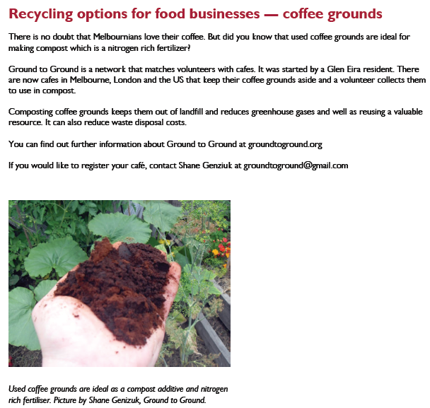 Glen Eira Council – Foodline Newsletter