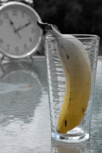 Banana In a Glass