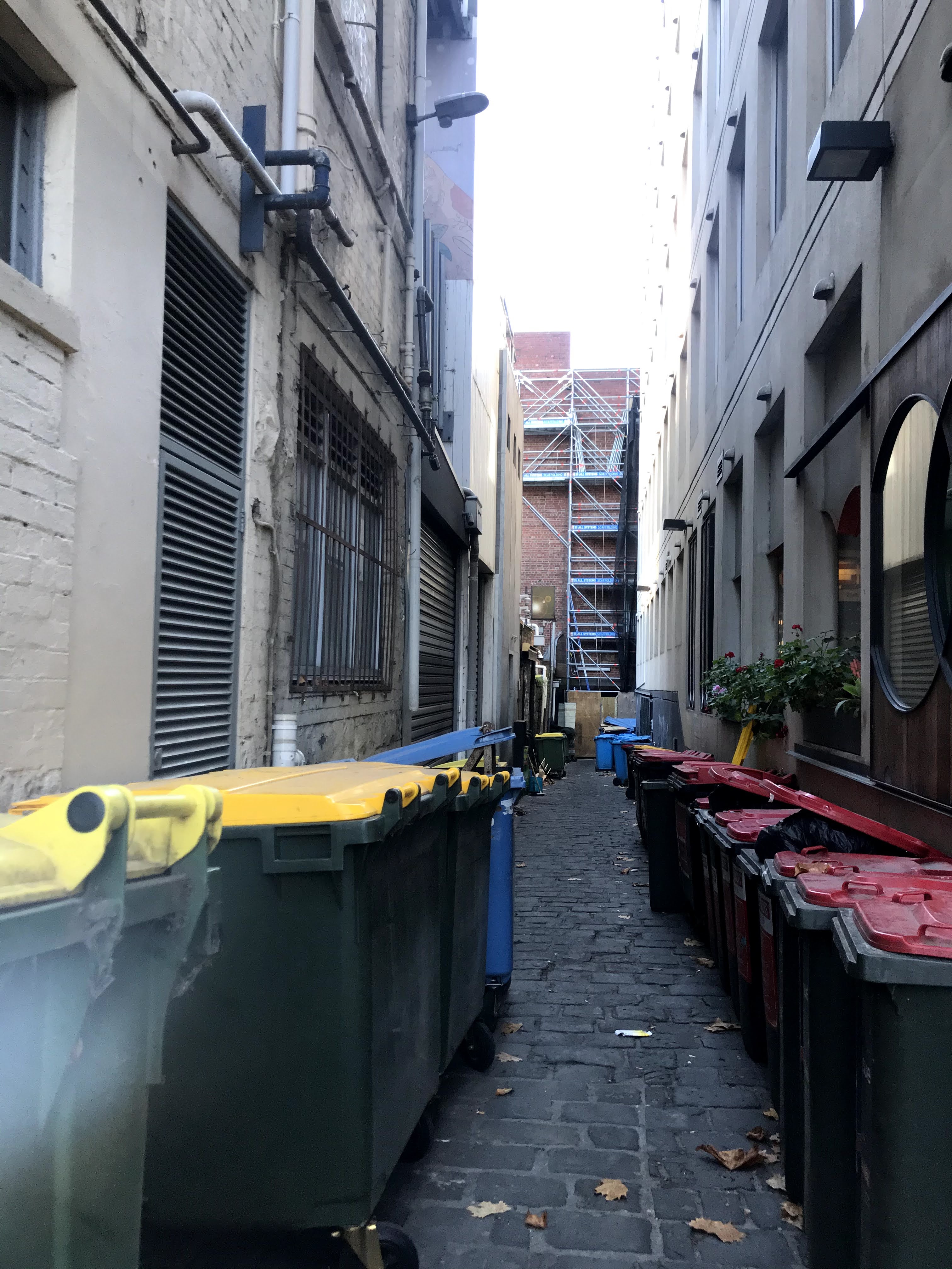 Emplty alleyway Melbourne