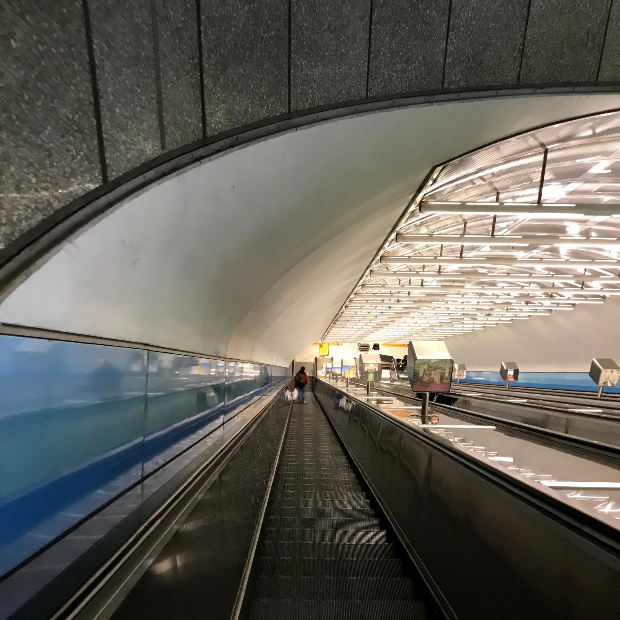 Escalator at Parliment Station Melbourne