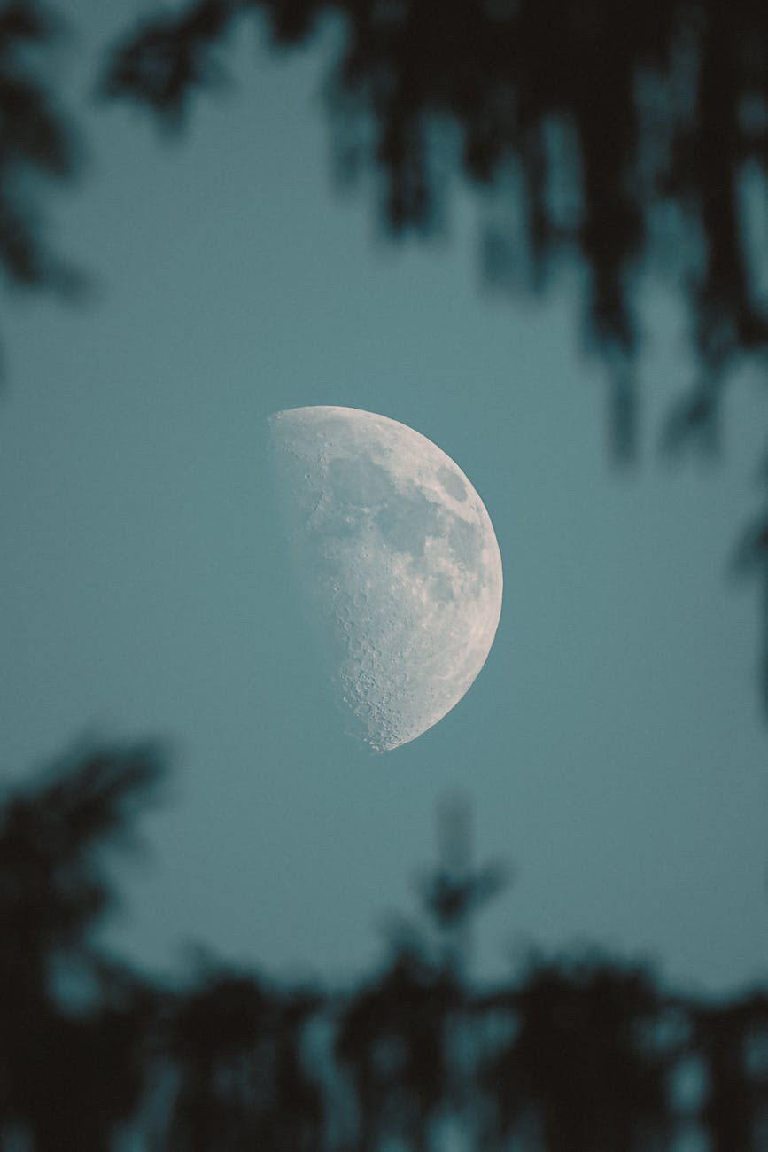 Rising Sun setting Moon